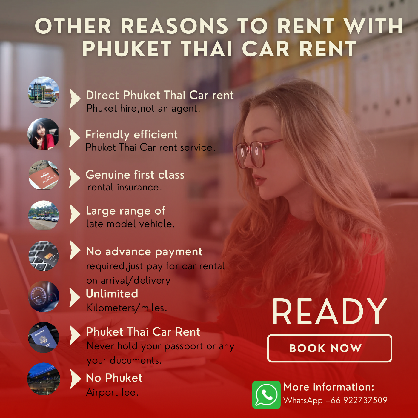 Other Reasons to rent with Phuket Thai car rent